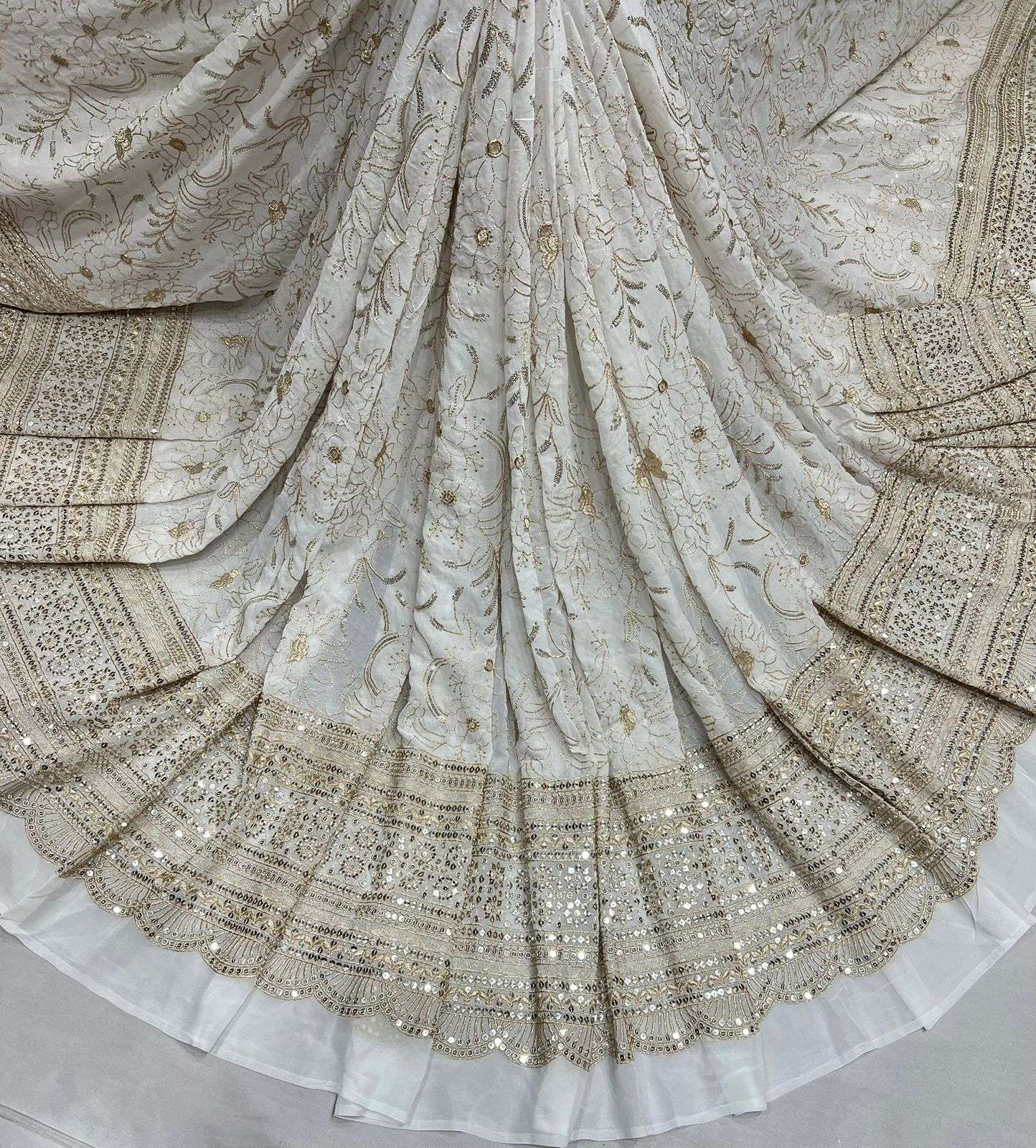 LaVante Fashion A21 Viscose Georgette Fabric with Embroidery Work