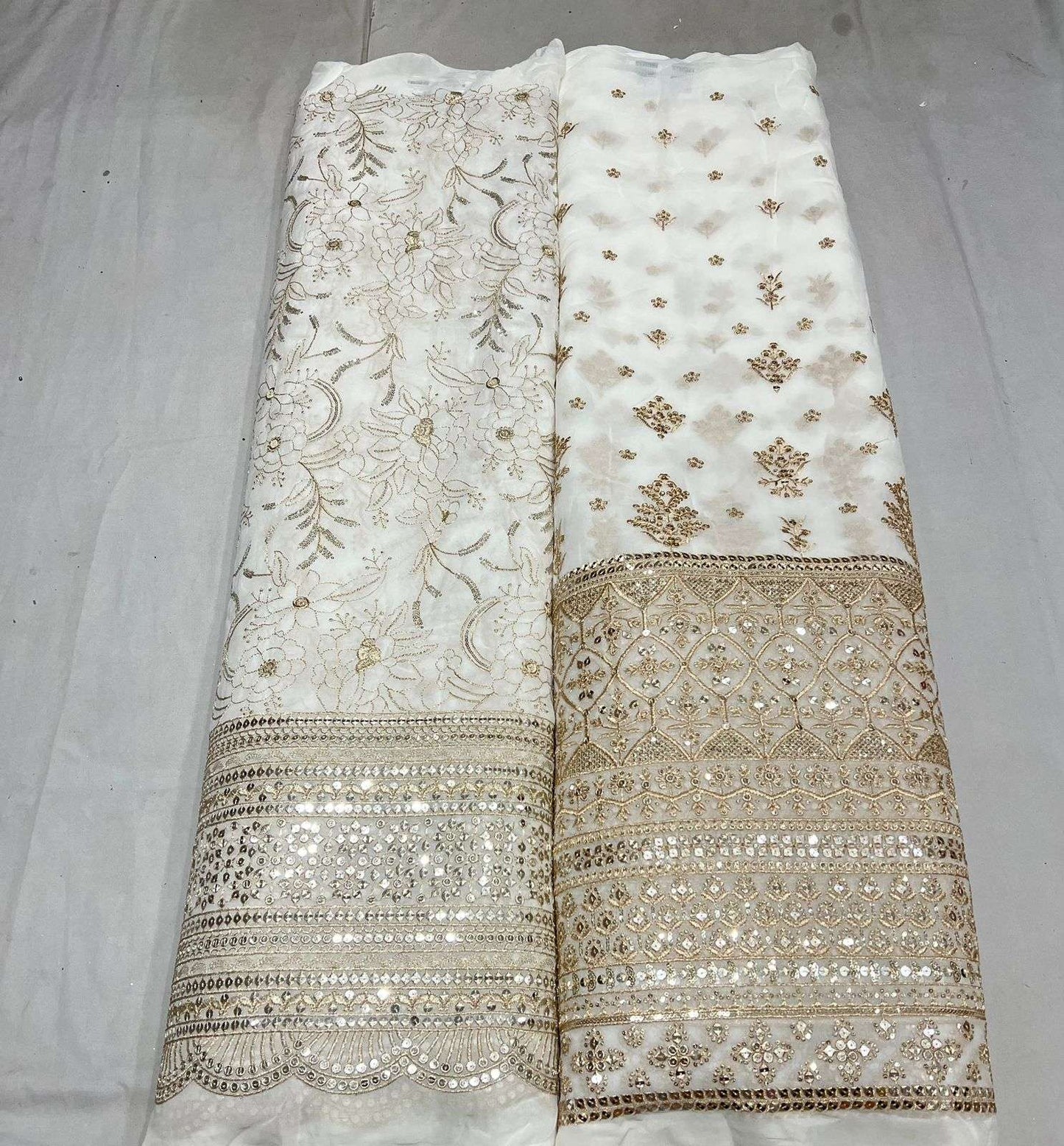 LaVante Fashion A21 Viscose Georgette Fabric with Embroidery Work