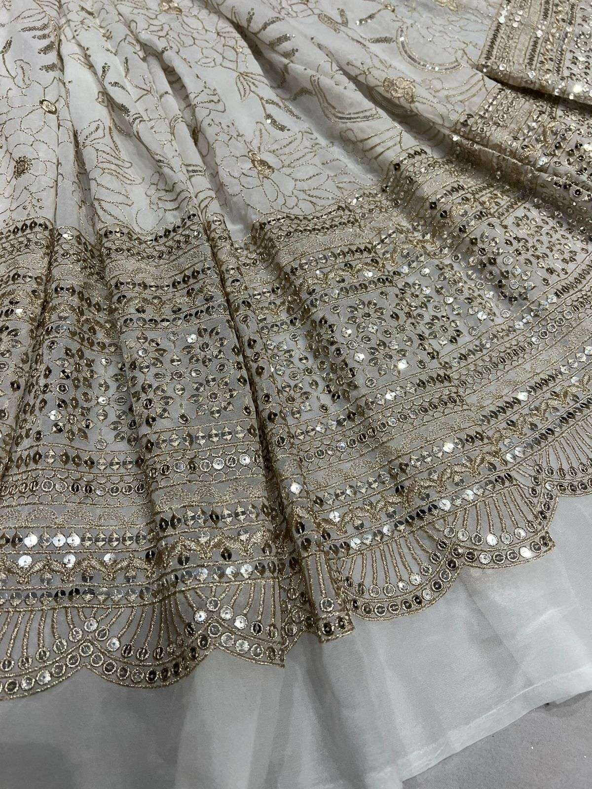 LaVante Fashion A21 Viscose Georgette Fabric with Embroidery Work