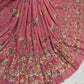 LaVante Fashion  A40 Dyeable Georgette Fabric with Embroidery Work