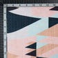 LaVante Fashion Peach Geometrical Digital Print Japan Satin Fabric