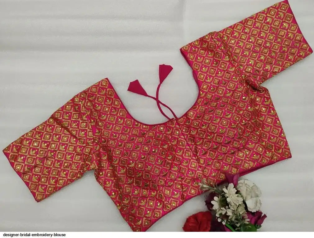 DESIGNER BRIDAL EMBROIDERY BLOUSE
