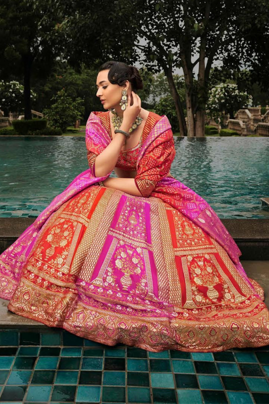 Majesty Embroidered Ensemble with Rich Detailing