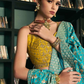 Sky Blue Silk Bridal Lehenga Choli with Intricate Embroidery - LaVante Fashion