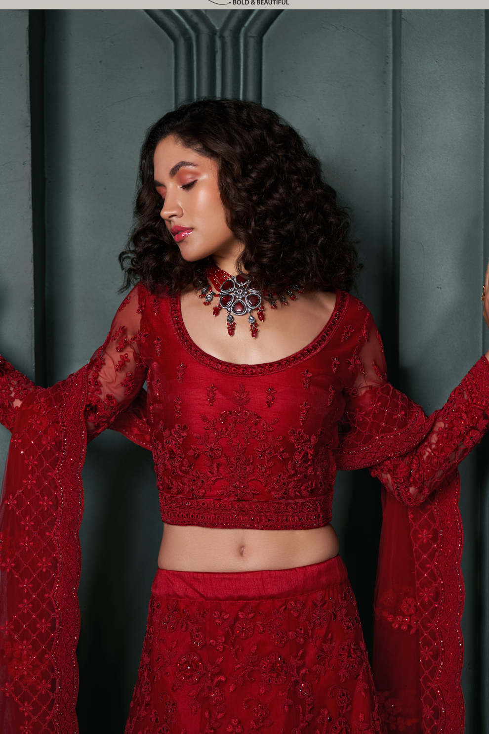 Lehenga Choli de seda de diseñador en color azul turquesa, lista para usar, con brillo y detalles de espejo