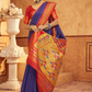 Pure Paithani Silk Saree with Traditional Zari Weaving