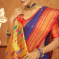 Pure Paithani Silk Saree with Traditional Zari Weaving