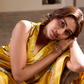 Soft Dola Silk with Foil Print and Dusty Color Matching - LaVante Fashion