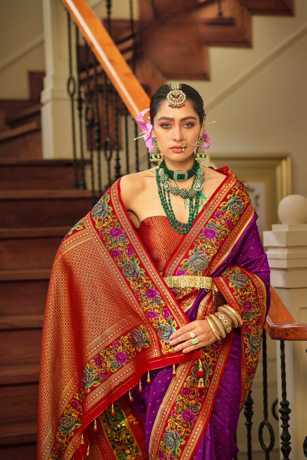Traditional Banarasi Silk Saree for Bridal Occasions