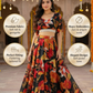 Modern Digital Floral Printed Georgette Lehenga Choli Set