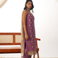 Thrilling Purple Organza Readymade Salwar Kameez