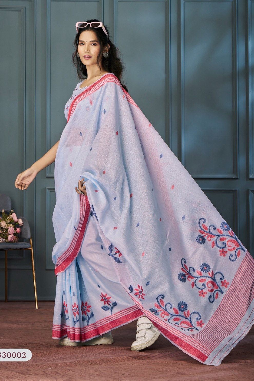 Handloom Linen with Beautiful Weaving - LaVante Fashion