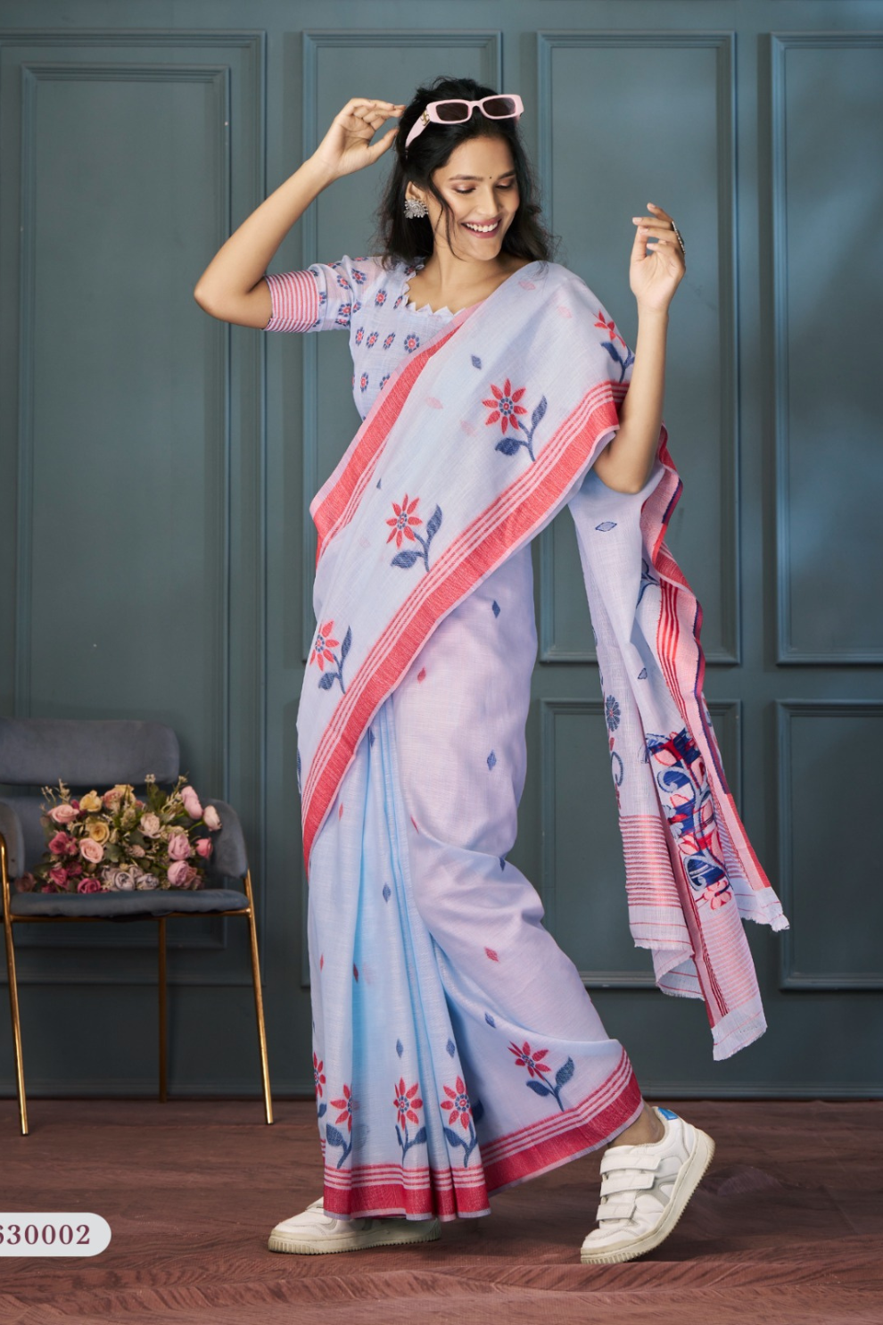 Handloom Linen with Beautiful Weaving - LaVante Fashion