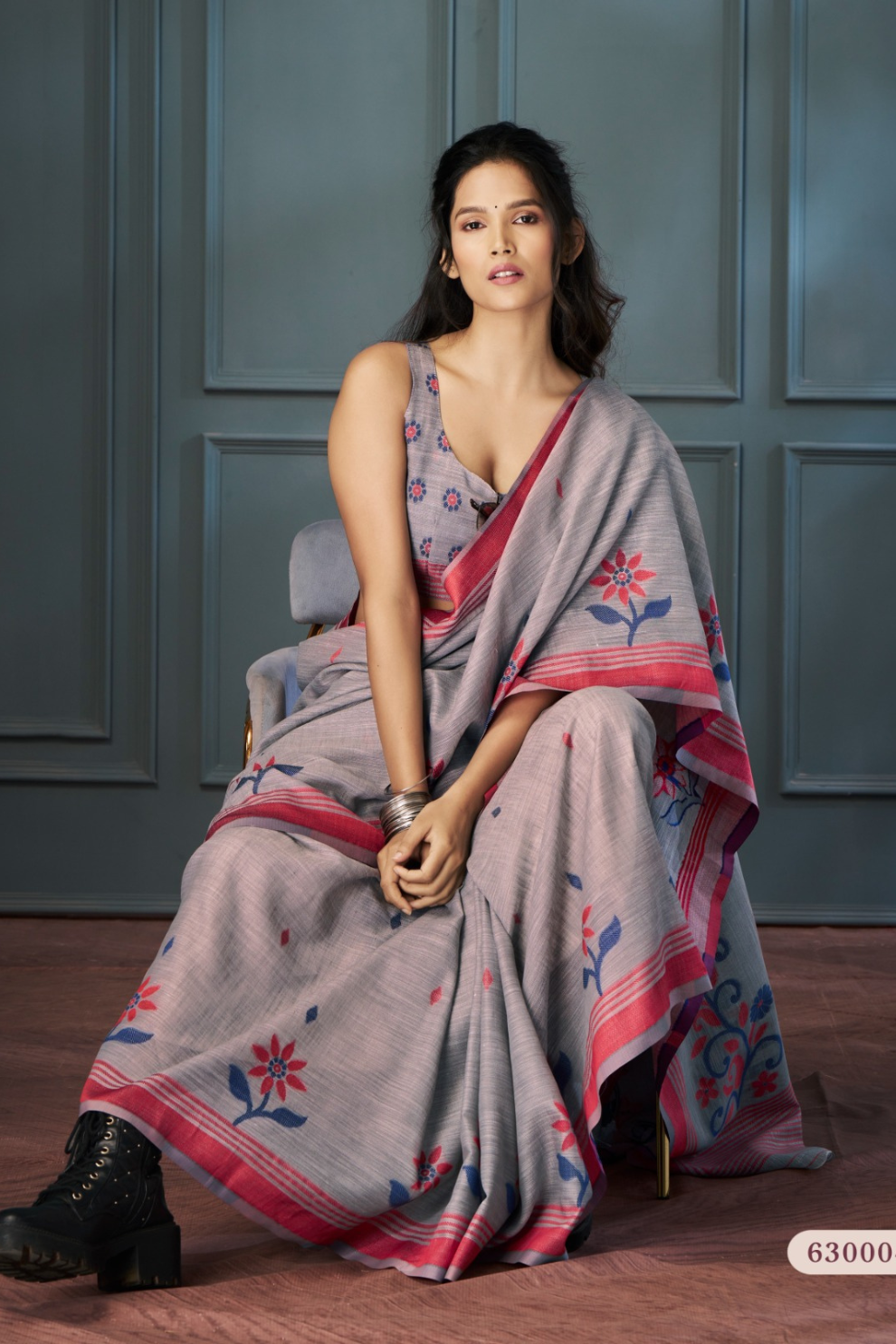 Handloom Linen with Beautiful Weaving - LaVante Fashion