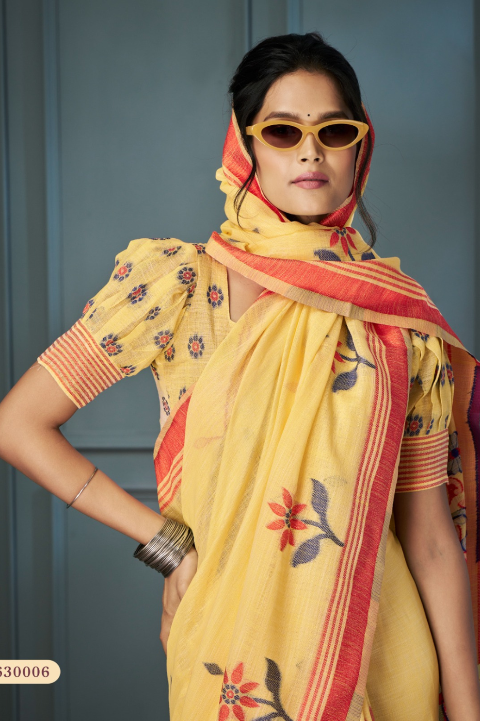 Handloom Linen with Beautiful Weaving - LaVante Fashion