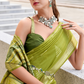 Rayon Silk Saree with Traditional Ikkat Weaving - LaVante Fashion