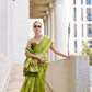 Rayon Silk Saree with Traditional Ikkat Weaving - LaVante Fashion