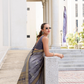Rayon Silk Saree with Traditional Ikkat Weaving - LaVante Fashion