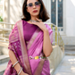 Rayon Silk Saree with Traditional Ikkat Weaving - LaVante Fashion