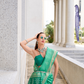 Rayon Silk Saree with Traditional Ikkat Weaving - LaVante Fashion
