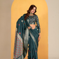 Soft Dola Silk with Foil Print and Dusty Tone Matching - LaVante Fashion