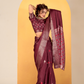 Soft Dola Silk with Foil Print and Dusty Tone Matching - LaVante Fashion