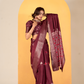 Soft Dola Silk with Foil Print and Dusty Tone Matching - LaVante Fashion