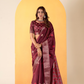 Soft Dola Silk with Foil Print and Dusty Tone Matching - LaVante Fashion