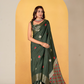 Soft Dola Silk with Foil Print and Dusty Tone Matching - LaVante Fashion