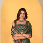 Soft Dola Silk with Foil Print and Dusty Tone Matching - LaVante Fashion