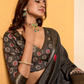 Soft Dola Silk with Foil Print and Dusty Tone Matching - LaVante Fashion