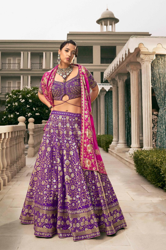 Lavante_Fashion_Banarasi_silk_lehenga_set_22_771398a8-1068-47f5-aee7-6edb939ca360 - LaVante Fashion