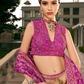 Lehenga Choli de seda de diseñador en color azul turquesa, lista para usar, con brillo y detalles de espejo