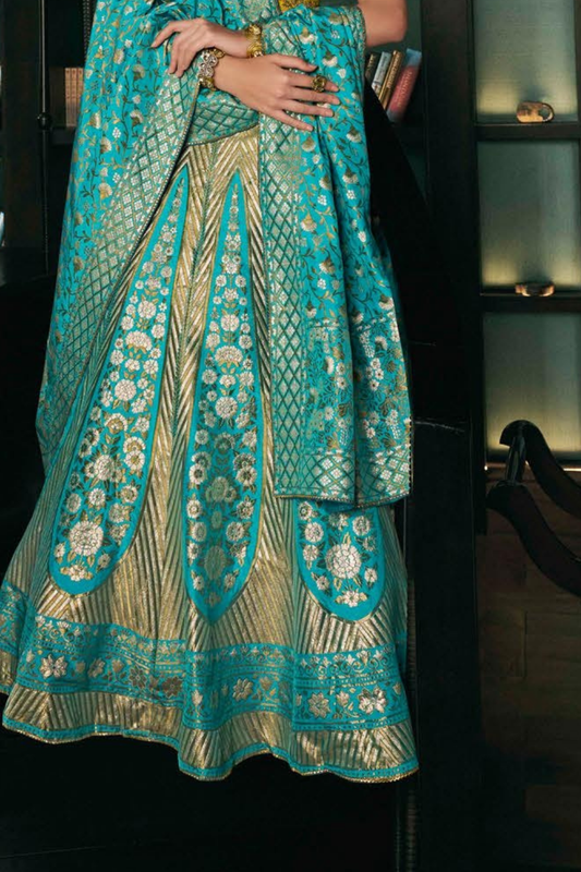 Lavante_Fashion_Banarasi_silk_lehenga_set_55 - LaVante Fashion
