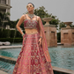 Lehenga Choli de seda de diseñador en color azul turquesa, lista para usar, con brillo y detalles de espejo