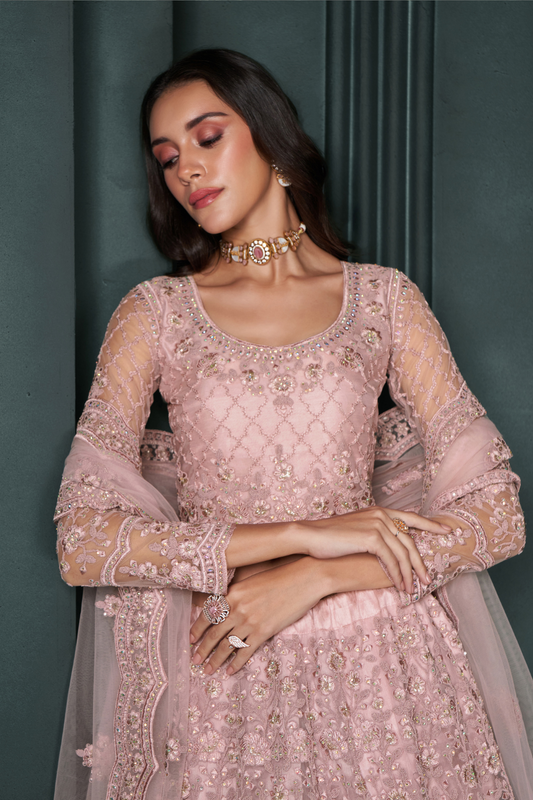 Lavante_Fashion_Embroidered_Net_Lehenga_15 - LaVante Fashion