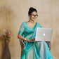 Elegant Fancy Modal Cotton Drape with Digital Art Print - LaVante Fashion