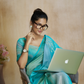 Elegant Fancy Modal Cotton Drape with Digital Art Print - LaVante Fashion