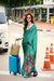 Premium Japan Satin Silk Saree – Smooth, Heavy-Drape & Luxurious Feel - LaVante Fashion
