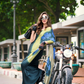 Premium Japan Satin Silk Saree – Smooth, Heavy-Drape & Luxurious Feel - LaVante Fashion