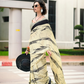 Premium Japan Satin Silk Saree – Smooth, Heavy-Drape & Luxurious Feel - LaVante Fashion