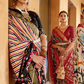 Artisanal Patola Silk Saree with Elegant Tassel Touch