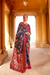Artisanal Patola Silk Saree with Elegant Tassel Touch