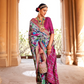 Artisanal Patola Silk Saree with Elegant Tassel Touch