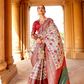 Artisanal Patola Silk Saree with Elegant Tassel Touch