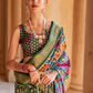 Artisanal Patola Silk Saree with Elegant Tassel Touch