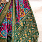 Artisanal Patola Silk Saree with Elegant Tassel Touch