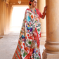 Artisanal Patola Silk Saree with Elegant Tassel Touch