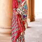 Artisanal Patola Silk Saree with Elegant Tassel Touch