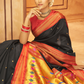 Pure Paithani Silk Saree with Traditional Zari Weaving